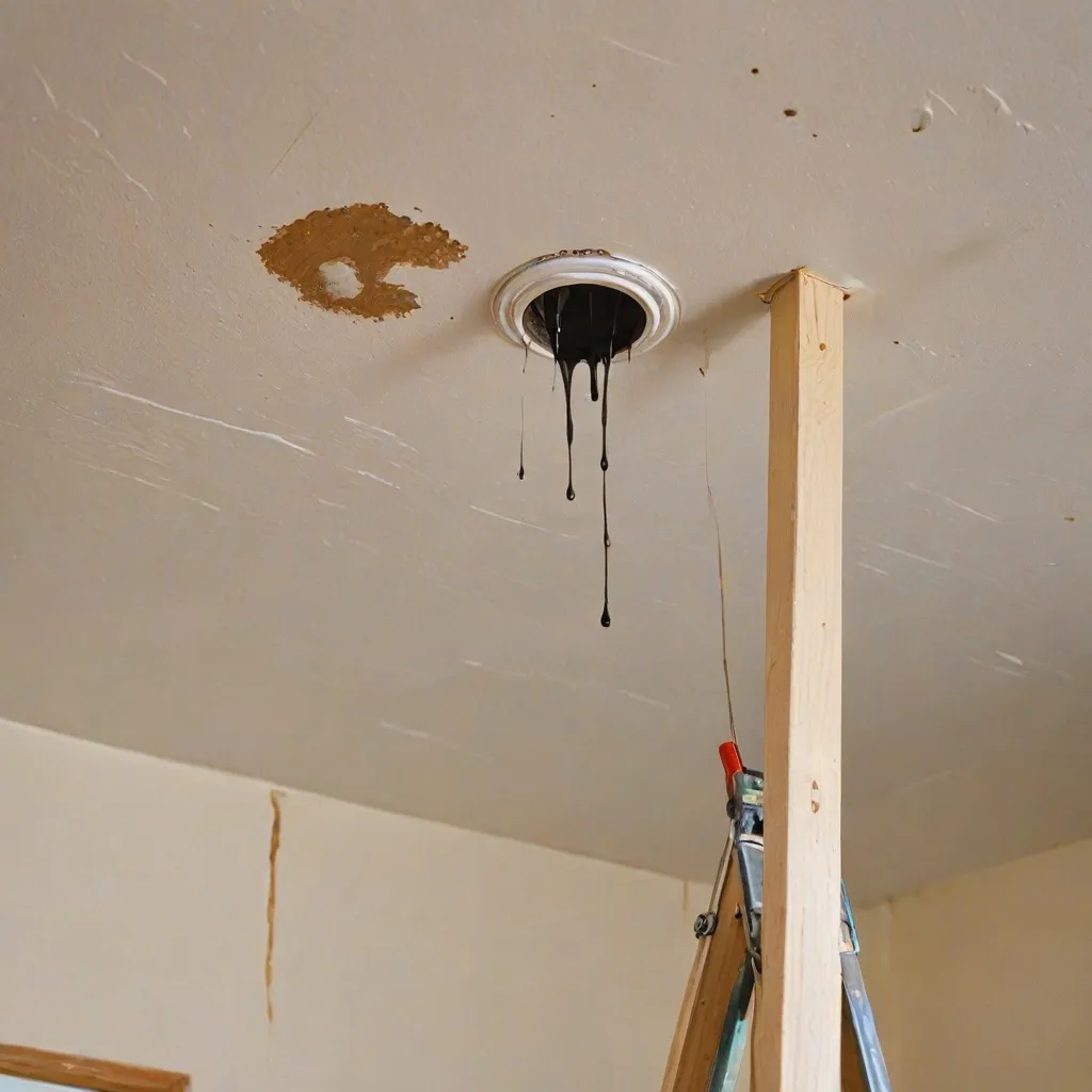 Jak naprawić zaciek na suficie? Krok po kroku