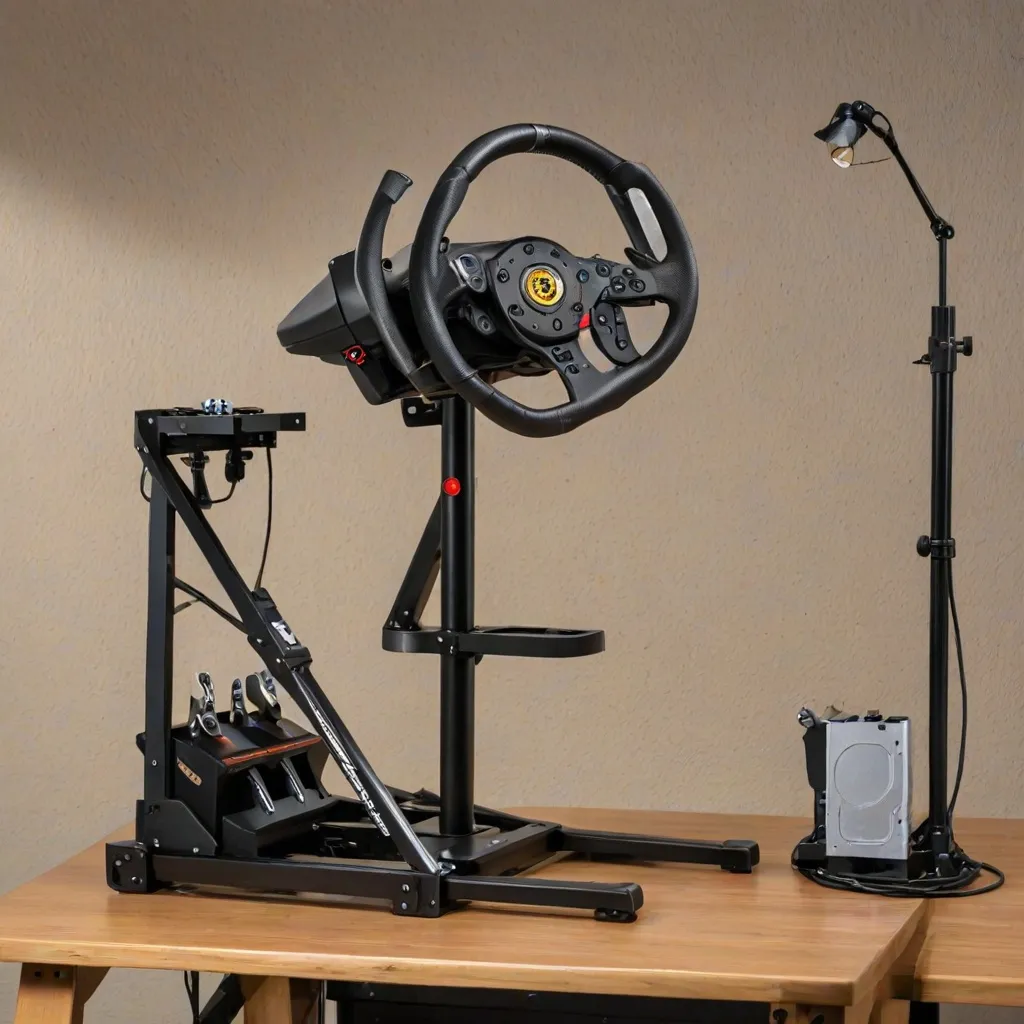 Jak zrobić stelaż pod kierownicę do PC?