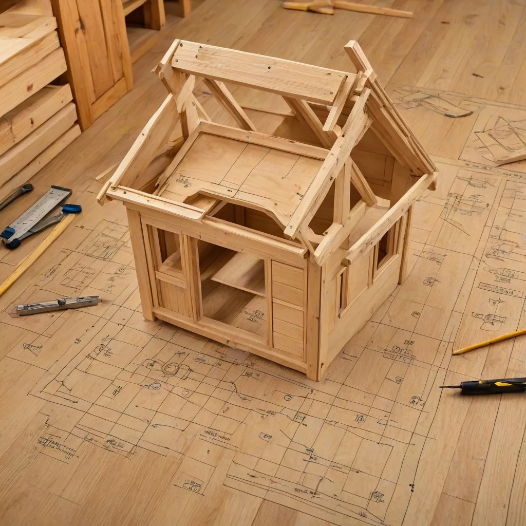 Rysunek techniczny budy dla psa – poradnik DIY